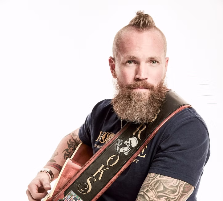 Portrait of Brooks Herring, Nashville recording artist and U.S. Navy veteran